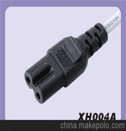 美式XH004A插头电源线 插头线 电线
