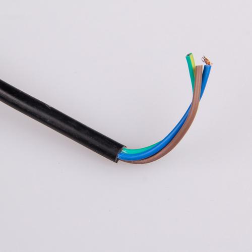 乔普vde认证欧标三芯电源线插头 橡胶线 电线可加工定制